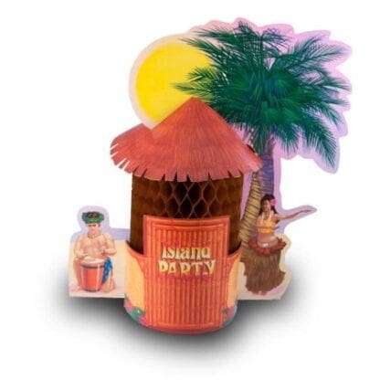 Tiki Hut Luau Party Centerpiece