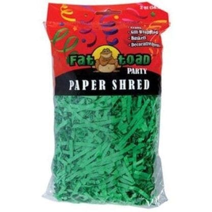 Wholesale Fat Toad Lime Green Paper Shred - 2 Ounce(12x$1.96)