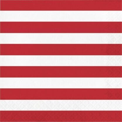 Patriotic Patterns Lunch Napkins, 16 Pack