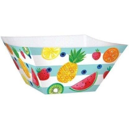 268127 Hello Summer Large Square Paper Bowls