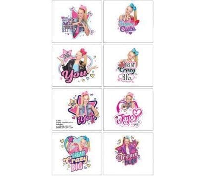 JoJo Siwa Tattoo Sheet (1)