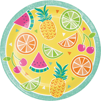 Summer Fruit Paper Plates