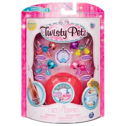 Twisty Petz, Series 2 Babies 4-Pack, Unicorns and Koalas Collectible Bracelet and Case (Purple) for Kids