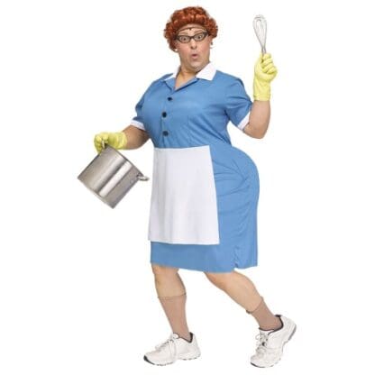 Fun World 403473 Adult Cafeteria Lady Costume - One Size