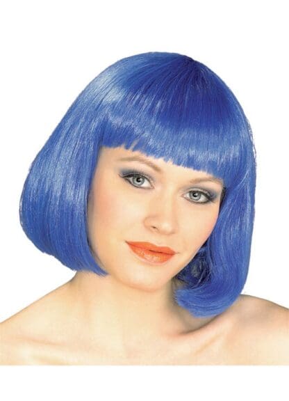 Super Model Blue Wig