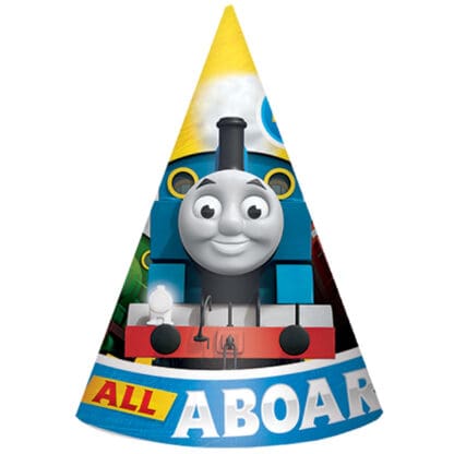 Thomas the Tank Engine Party Hats 8ct Birthday Supplies