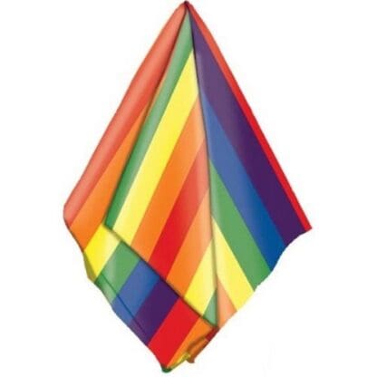 Rainbow Stripe Bandana, 20in X Rainbow/multicolor