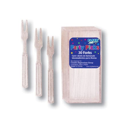 Creative Converting Clear Party Pick Forks - 360 Count