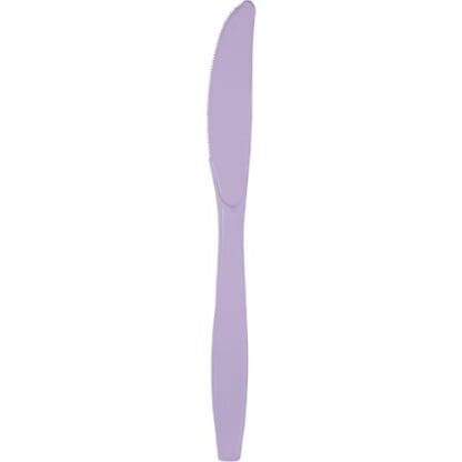 Touch of Color Luscious Lavender Purple Plastic Knives, 24 Pack (010578)