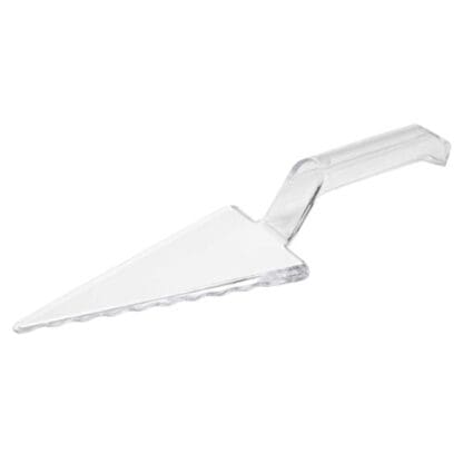 1 - Party Essentials Heavy Duty Cake Servers - Clear