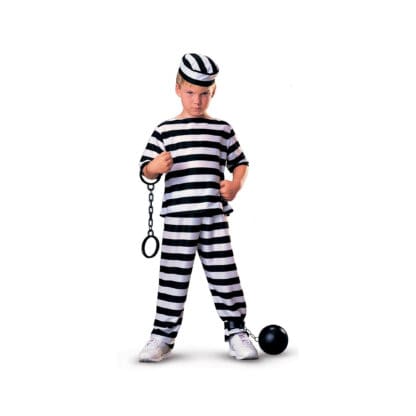 Haunted House Child Prisoner Costume, Large