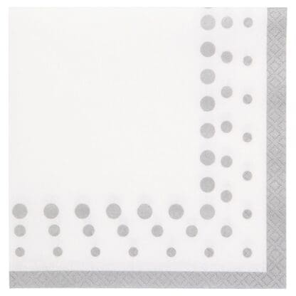 Creative Converting Sparkle and Shine Silver Napkins, 16 Ct - Image 4