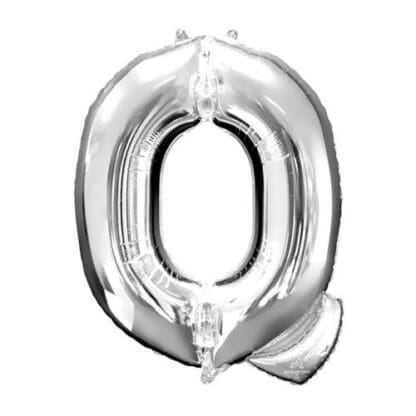 78422 32 in. Letter Q Silver Supershape Foil Balloon