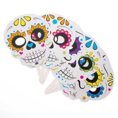 Day of the Dead Handheld Masks