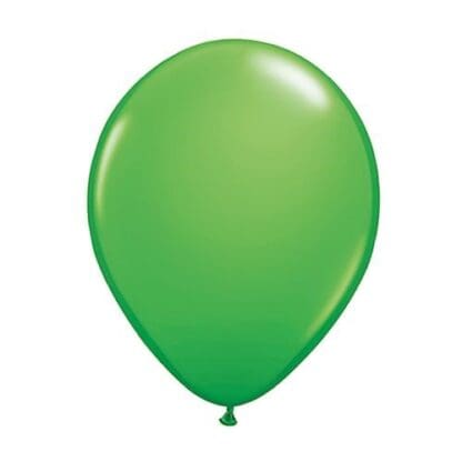 Q4-5712 11 in. Spring Green Balloon - 100 per Bag