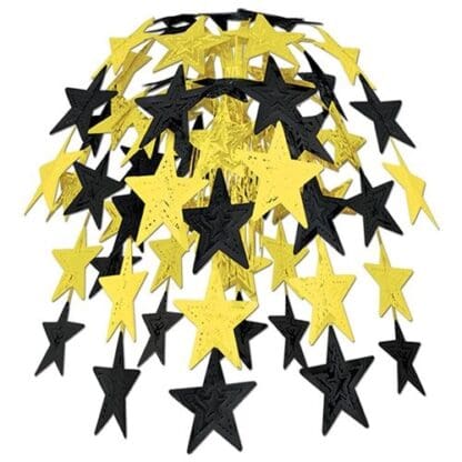 Black and Gold Star Cascade