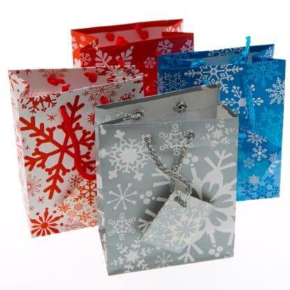 Small Winter Snowflakes Gift Bags