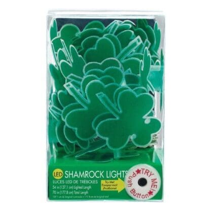 Shamrock String Lights St. Patrick's Day