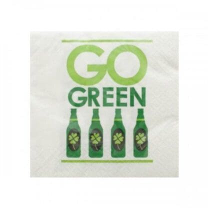 Go Green Irish Cocktail Napkins