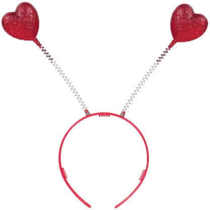 Valentine's Day Heart Boppers Party Headband, One Size