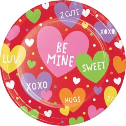 Valentines Day Party Dessert Plates