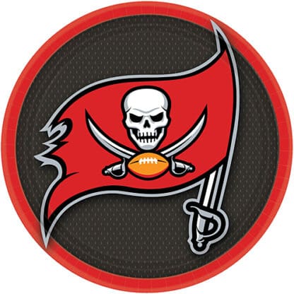 NFL Team Tampa Bay Buccaneers Dinner Plates