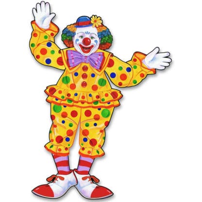 Jointed Circus Clown Cutout