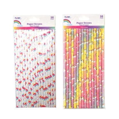 Unicorn Party Paper Straws