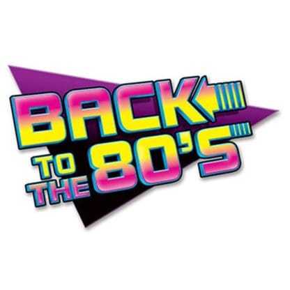 Back to the 80's Sign 15 1/2" X 24