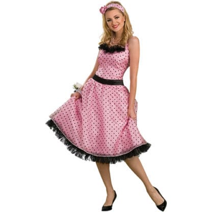 Polka Dot Prom Adult Halloween Costume