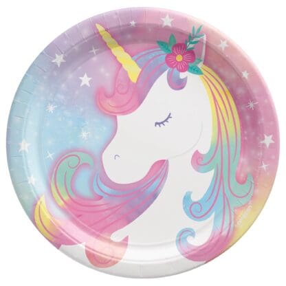 Unicorn 7" Plates (8ct)