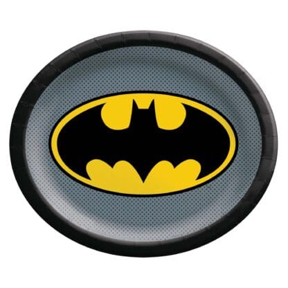 Batman Oval Plate (8ct)