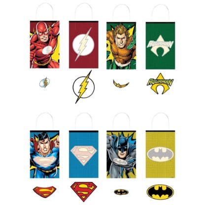 Justice League Treat Bags (8ct)