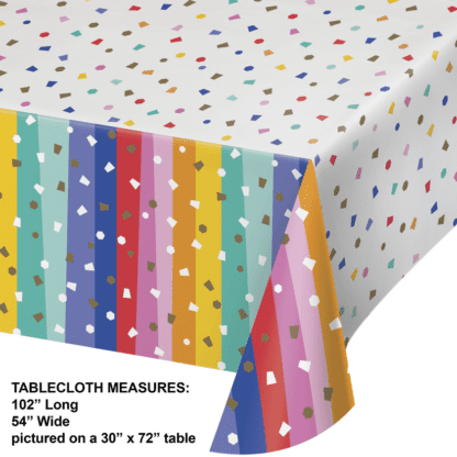 Birthday Confetti Tablecloth