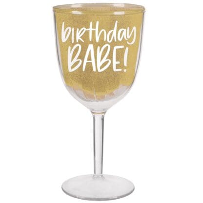 Happy Cake Day Wine Goblet