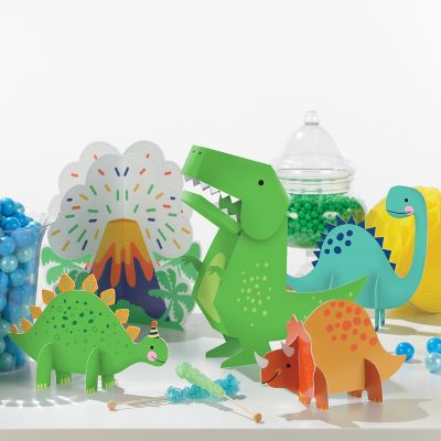 Dino-Mite Table Decorating Kit 5pc Birthday Party Supplies - The Party  Place - Conway