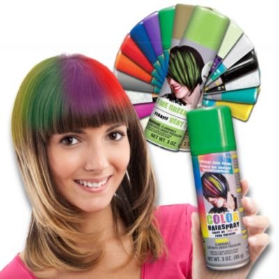 Black Light Neon Hair Spray Neon/blue - The Party Place - Conway