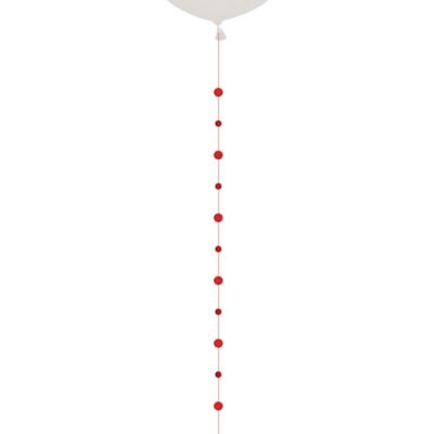 Red Mini Paper Fan Decorations, 6in, 5ct